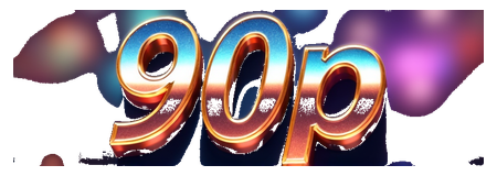 90p logo